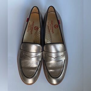 Marc Joseph East Village gold Loafers